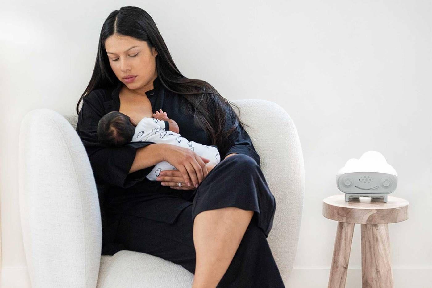 Mum breastfeeding a baby